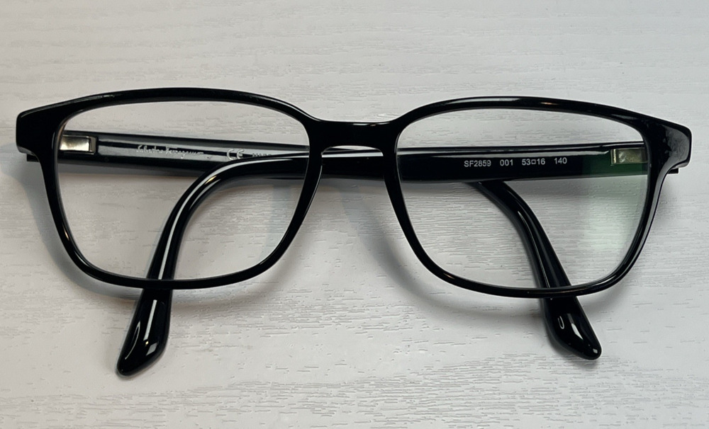 Salvatore Ferragamo Eyeglasses SF2859 001 Mens Black FRAMES ONLY 53-16-140